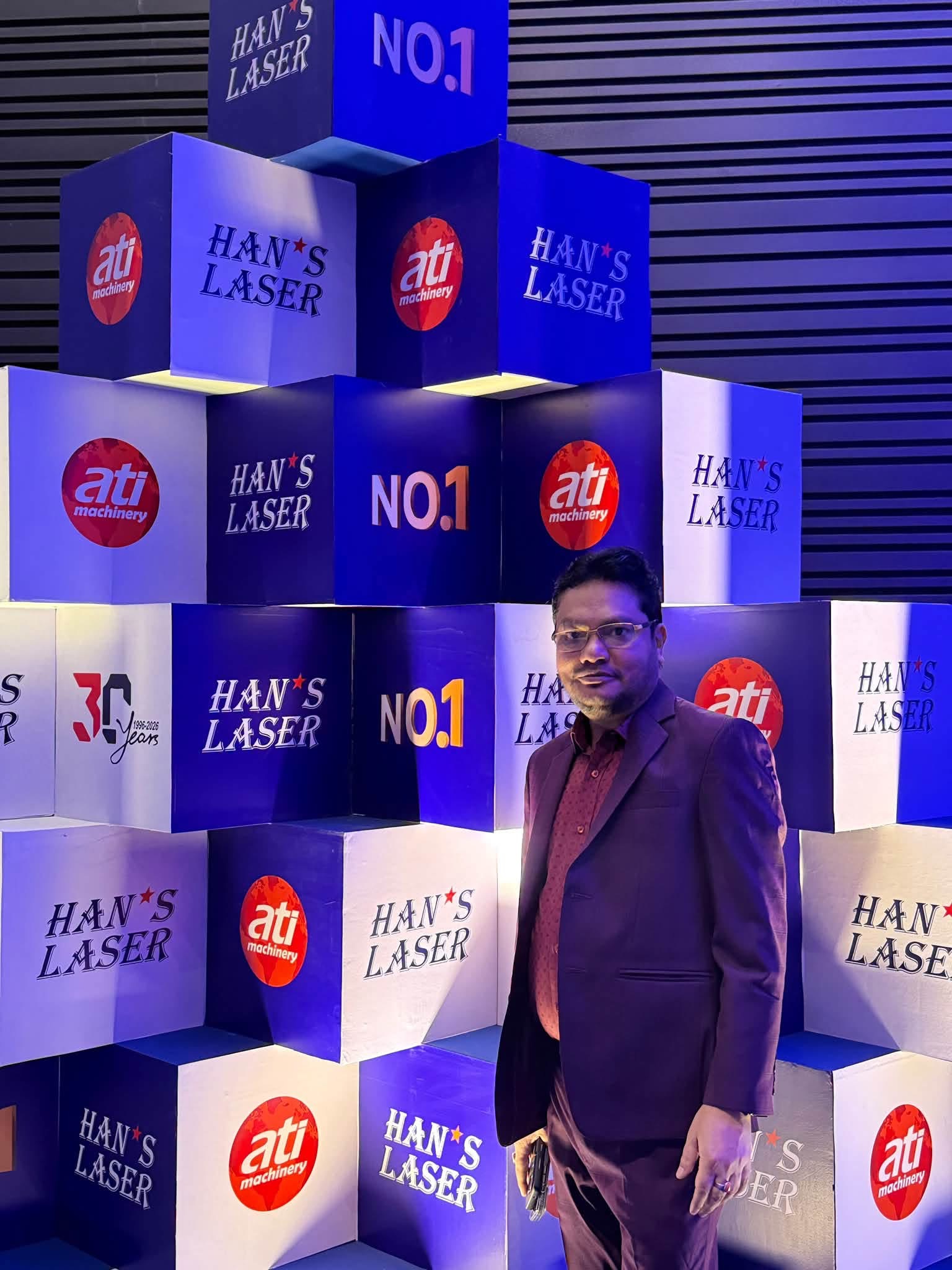At the HANS Laser event
